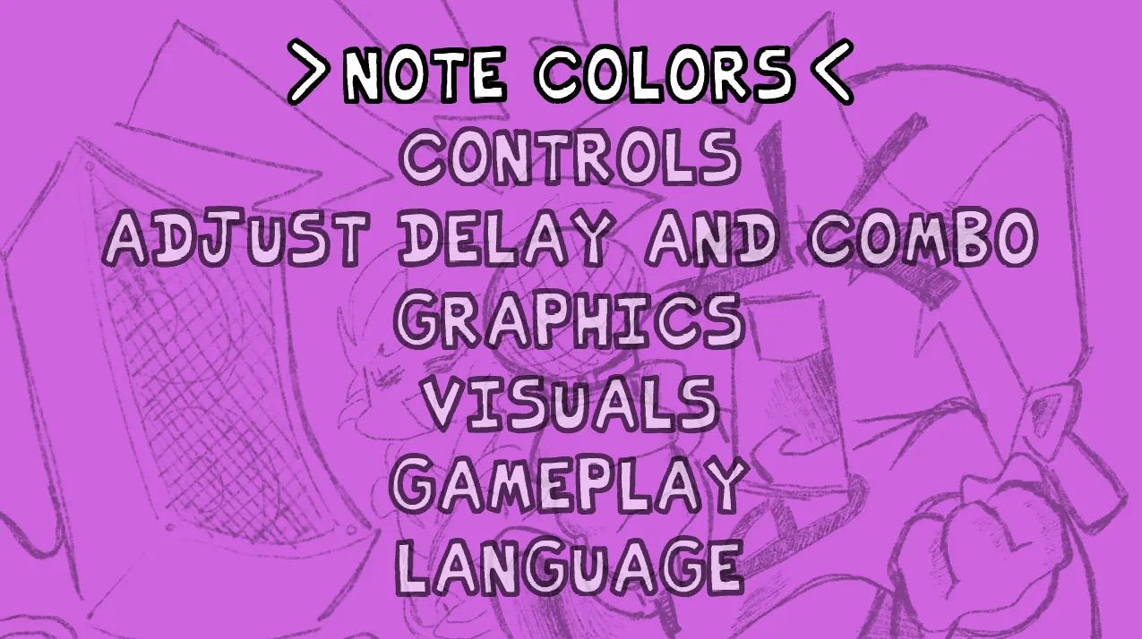 Options menu